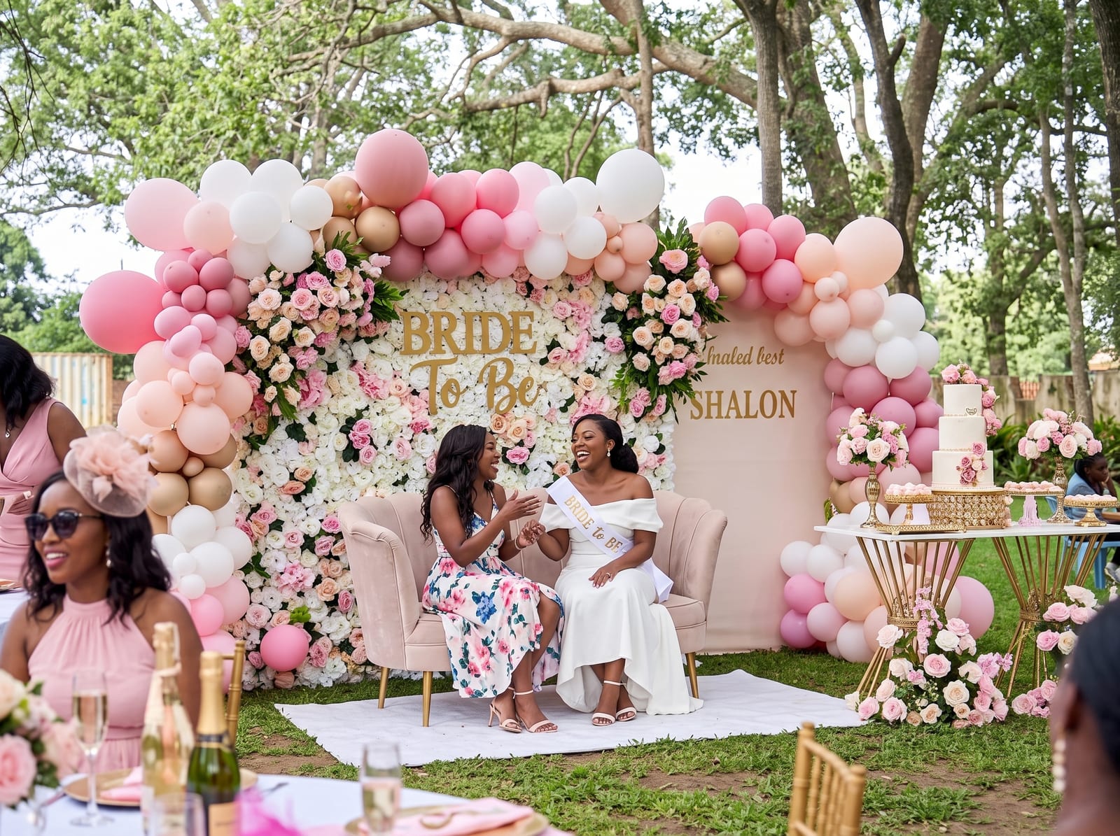 Elegant celebration tables decorated for a special occasion